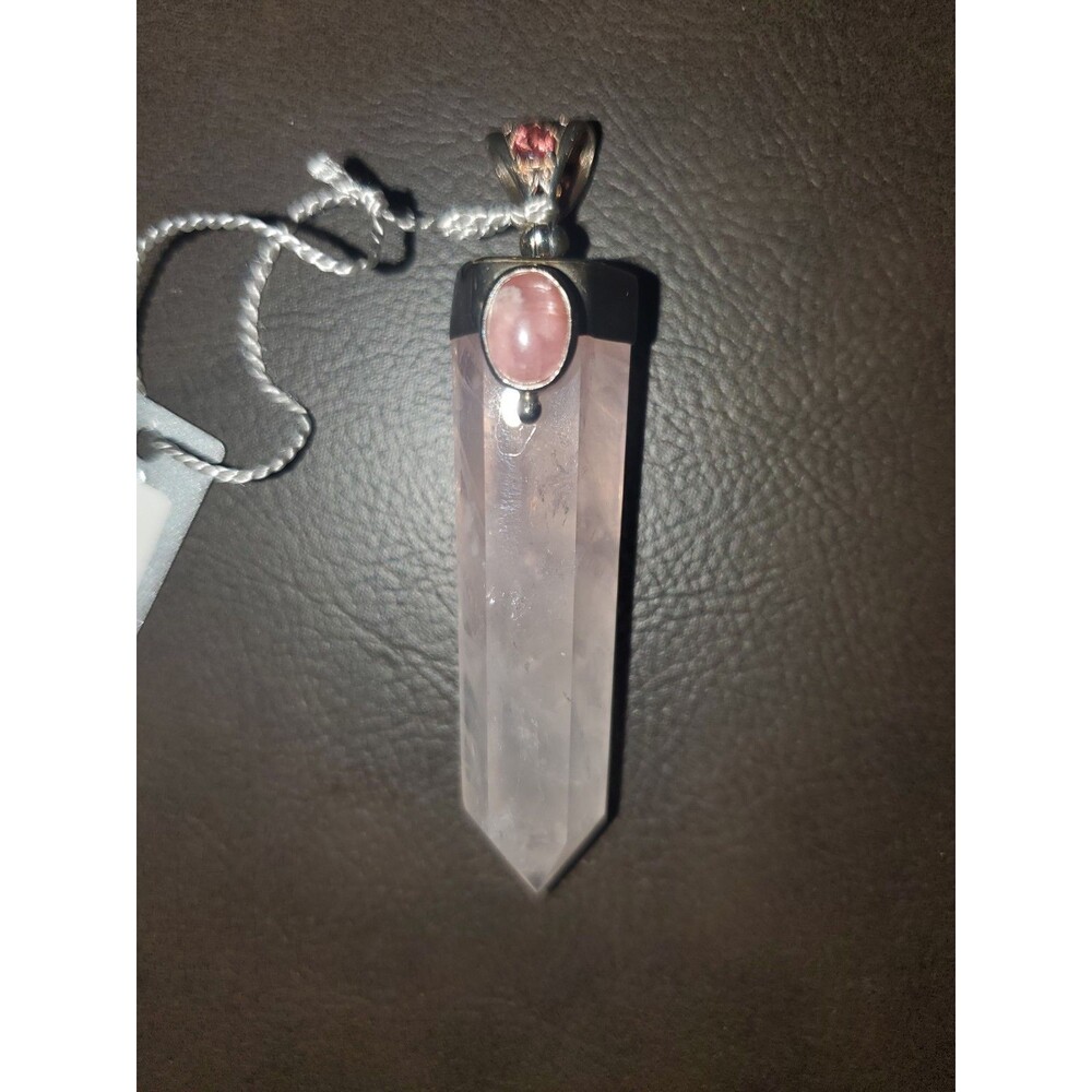 Starborn Creations Rose Quartz, Rhodochrosite And Garnet Pendant
